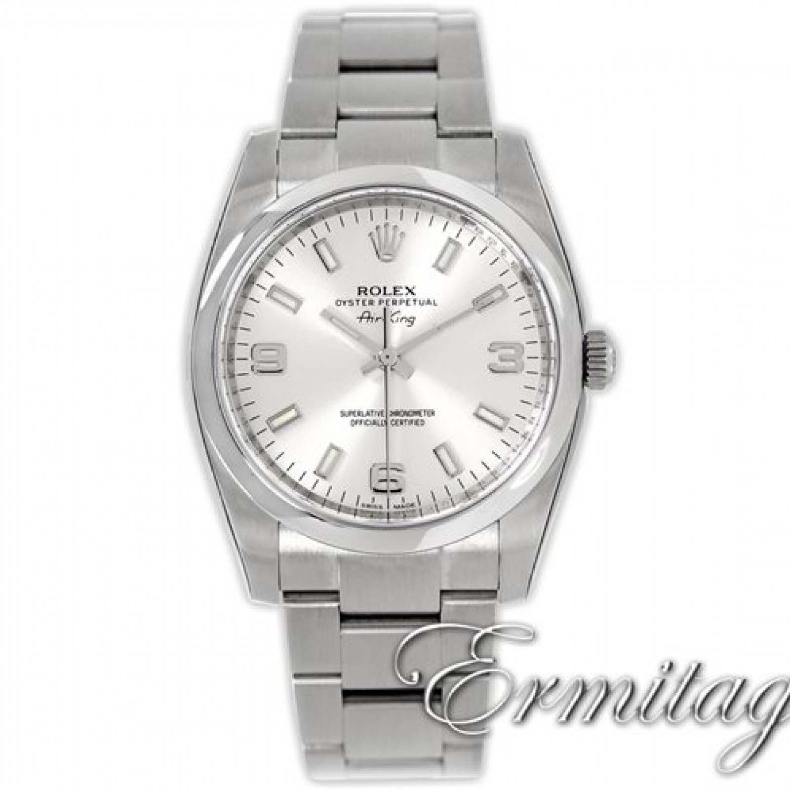 Pre-Owned Steel Rolex Air King 114200 Year 2013